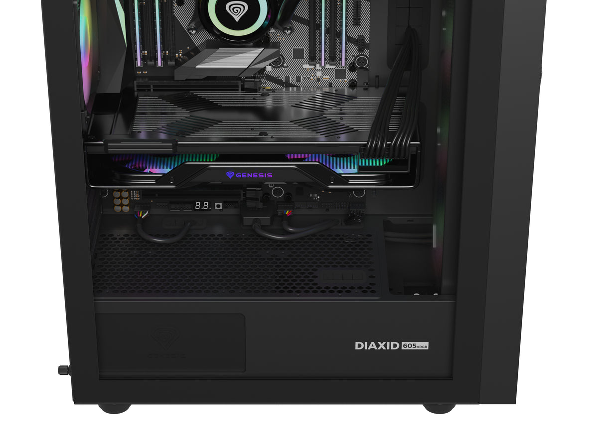 GENESIS Diaxid 605 ARGB Midi Tower Schwarz