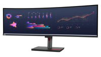 Lenovo ThinkVision P49w-30 Computerbildschirm 124,5 cm (49") 5120 x 1440 Pixel DQHD LED Schwarz