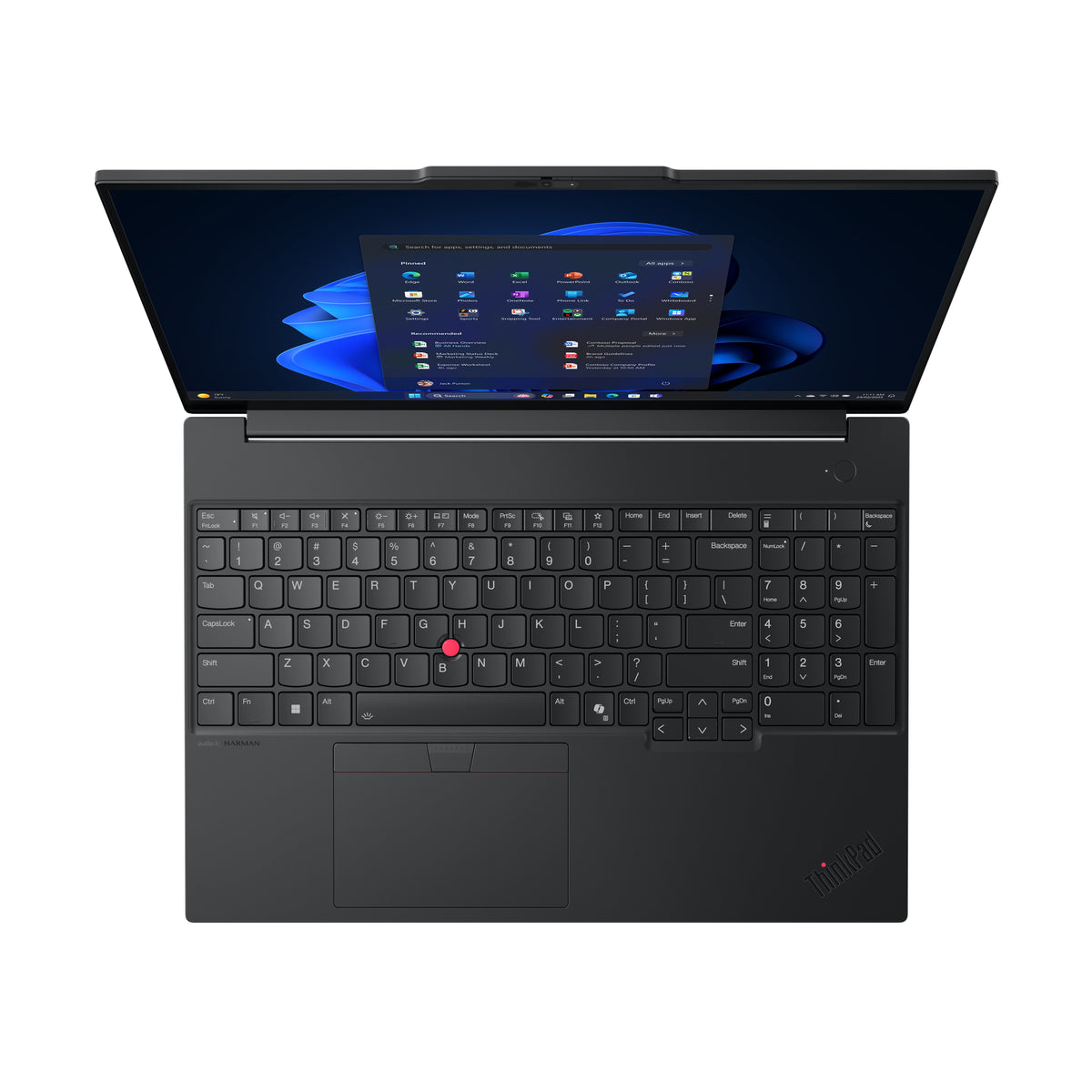 Lenovo ThinkPad E16 Gen 3 (AMD) AMD Ryzen™ 7 250 Laptop 40,6 cm (16") WUXGA 32 GB DDR5-SDRAM 1 TB SSD Wi-Fi 6E (802.11ax) Windows 11 Pro Deutsch Schwarz