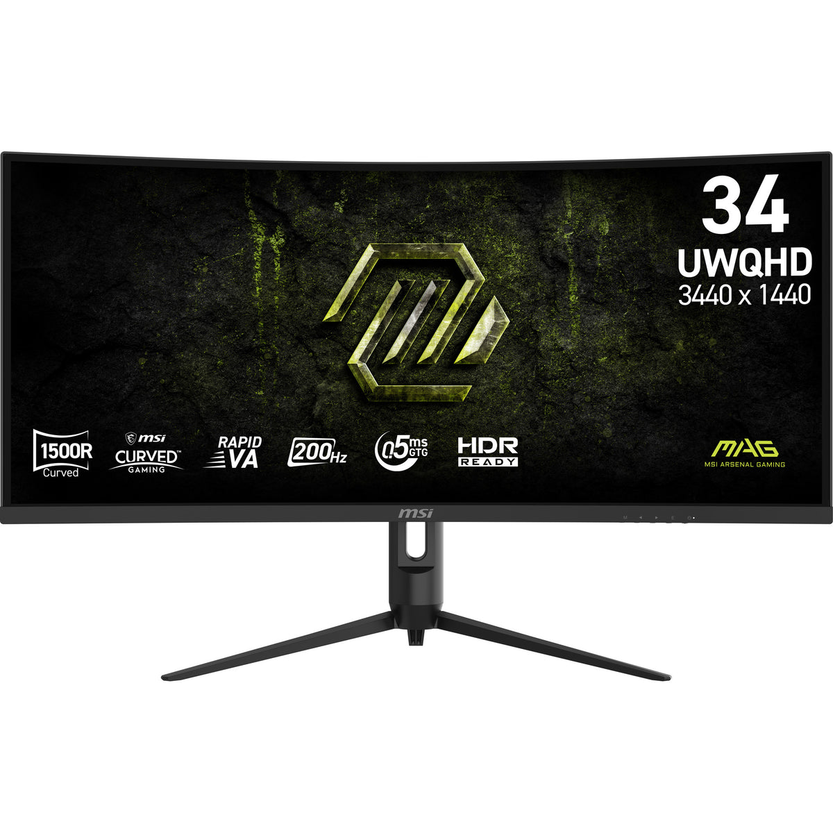MSI MAG 342CQRF E20 Computerbildschirm 86,4 cm (34") 3440 x 1440 Pixel UltraWide Quad HD LCD Schwarz