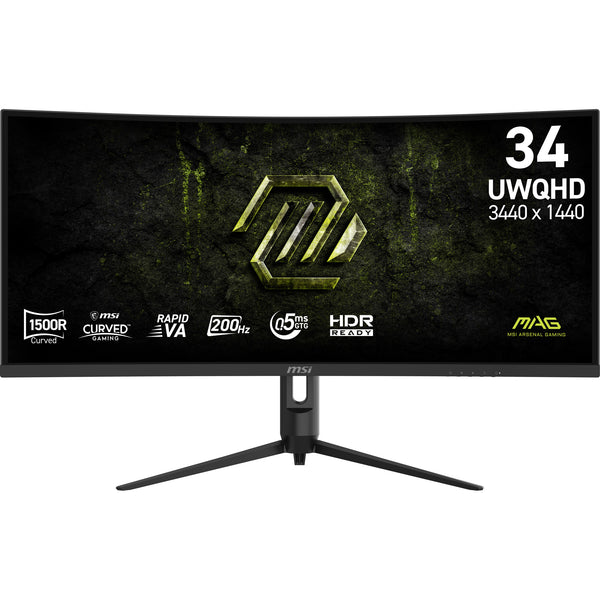 Monitor per PC MSI MAG 342CQRF E20 86,4 cm (34") 3440 x 1440 Pixel UltraWide Quad HD LCD Nero