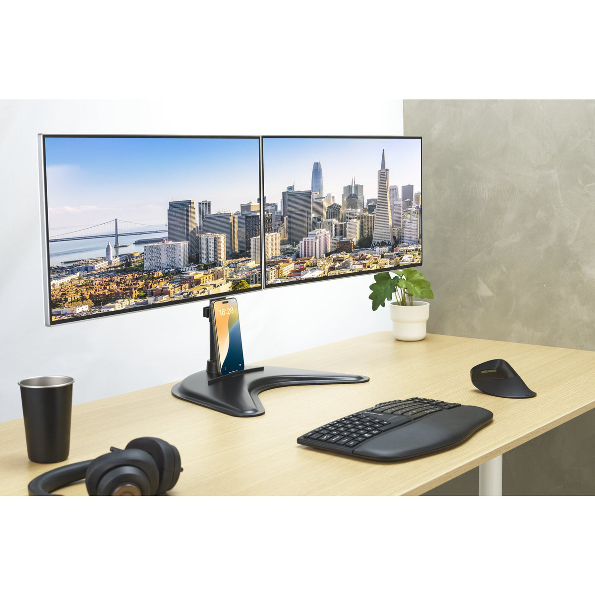 Kensington SmartFit Ergo Freistehender Dual Monitorarm
