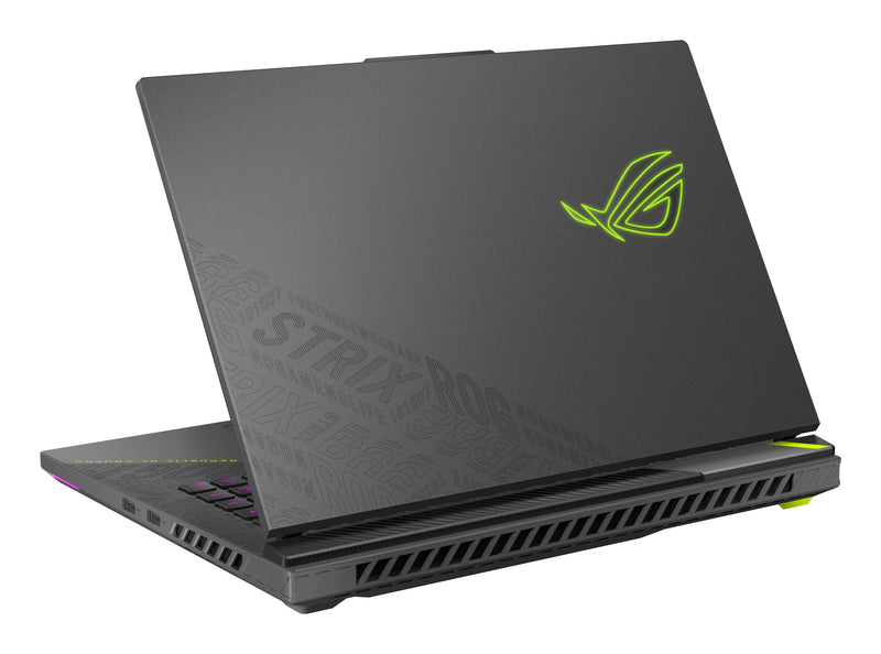 ASUS ROG Strix G16 G614FR-S5226 AMD Ryzen™ 9 9955HX Laptop 40,6 cm (16") WQXGA 32 GB DDR5-SDRAM 1 TB SSD NVIDIA GeForce RTX 5070 Ti Wi-Fi 6E (802.11ax) Deutsch Grün, Grau