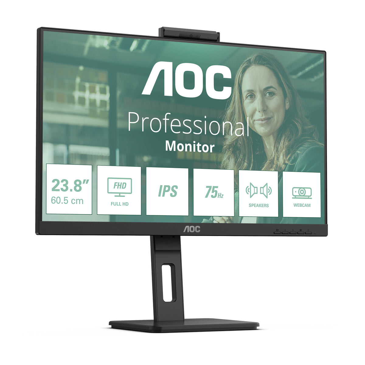 AOC 24P3QW Computerbildschirm 60,5 cm (23.8") 1920 x 1080 Pixel Full HD Schwarz