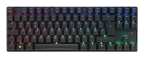CHERRY MX 8.2 TKL Wireless RGB Tastatur Gaming USB + RF Wireless + Bluetooth QWERTZ Deutsch Schwarz