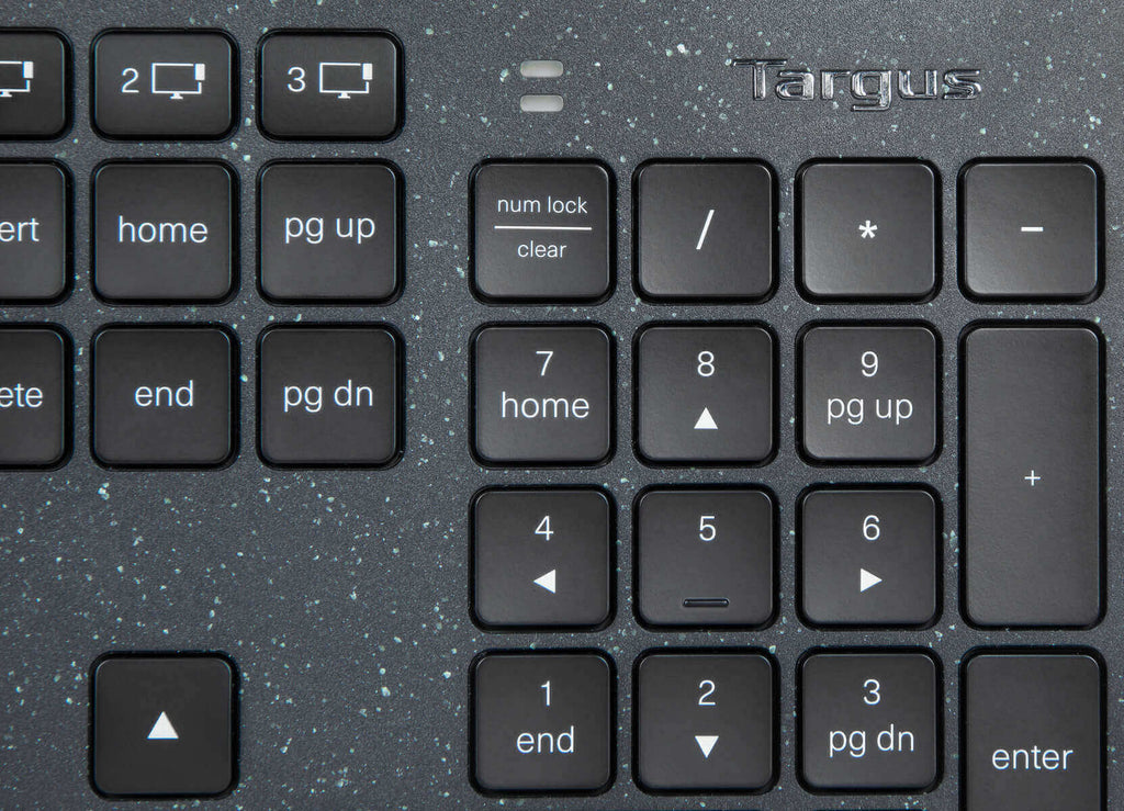 Targus Sustainable Energy Harvesting EcoSmart Tastatur Universal Bluetooth QWERTY Nordisch Schwarz