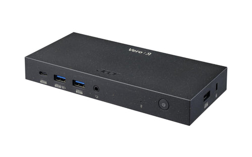 Acer Vero MST Dock M33 100W PD - Black EU (Retail pack) Kabelgebunden USB 3.2 Gen 2 (3.1 Gen 2) Type-C Schwarz