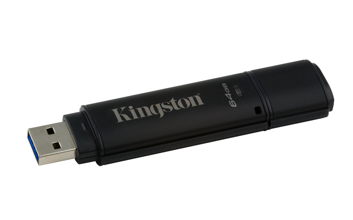 Kingston Technology DataTraveler 4000G2 with Management 64GB USB-Stick USB Typ-A 3.2 Gen 1 (3.1 Gen 1) Schwarz