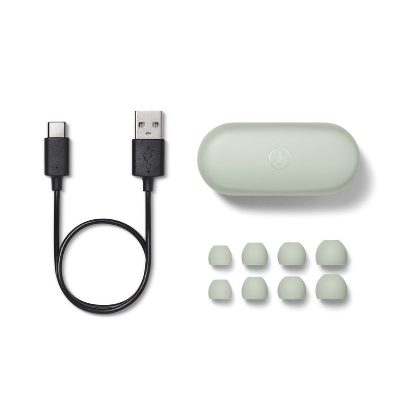 Yamaha TW-E3C Kopfhörer True Wireless Stereo (TWS) im Ohr Anrufe/Musik Bluetooth Grün