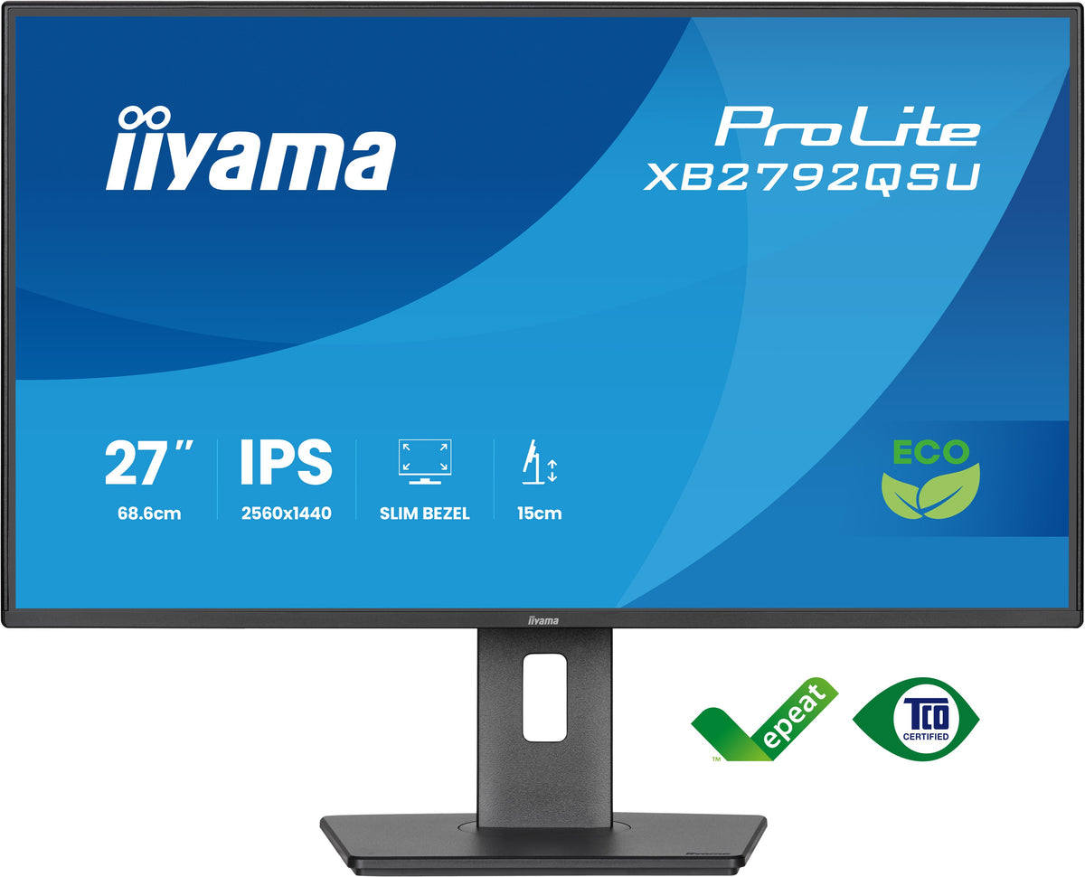 iiyama ProLite XB2792QSU-B1 Computerbildschirm 68,6 cm (27") 2560 x 1440 Pixel Quad HD LED Schwarz