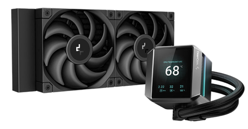 DeepCool MYSTIQUE 240 Refroidisseur de processeur liquide tout-en-un 12 cm Noir 1 pièce(s)