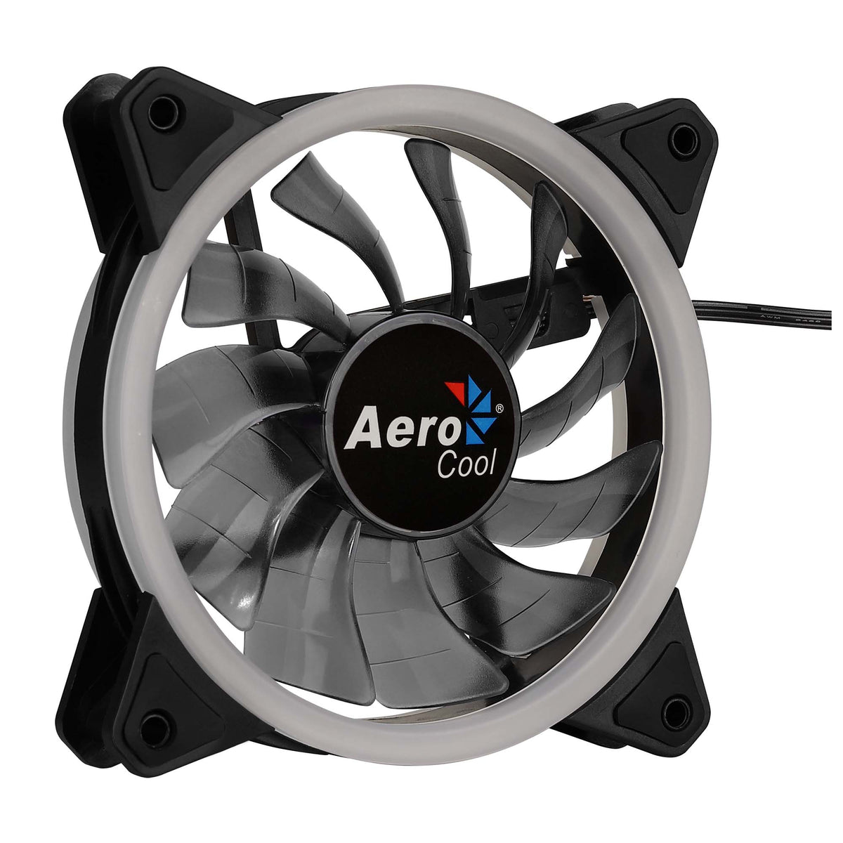 Aerocool Rev RGB Computergehäuse Ventilator 12 cm Schwarz