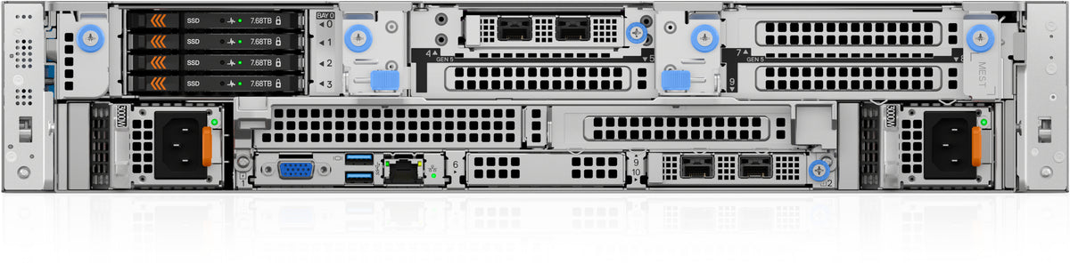 DELL R570 Server 1,92 TB Rack (2U) Intel Xeon 6 6517P 3,2 GHz 32 GB DDR5-SDRAM 1100 W