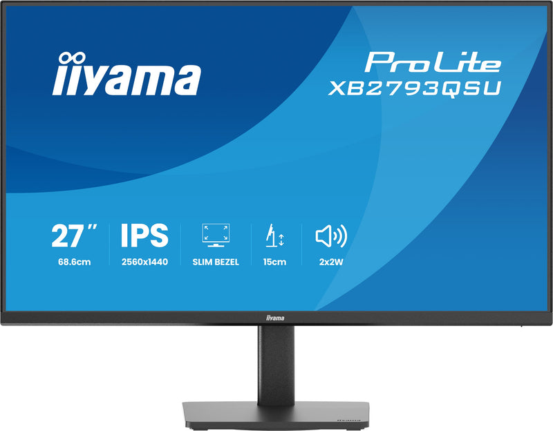iiyama ProLite XB2793QSU-B1 Computerbildschirm 68,6 cm (27") 2560 x 1440 Pixel Quad HD LED Schwarz