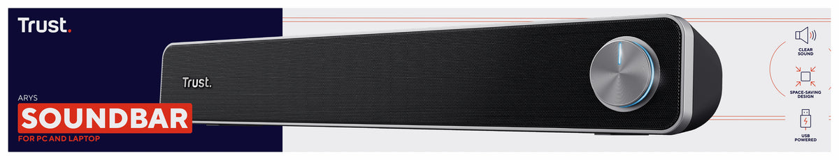 Trust Arys Schwarz 2.0 Kanäle 6 W