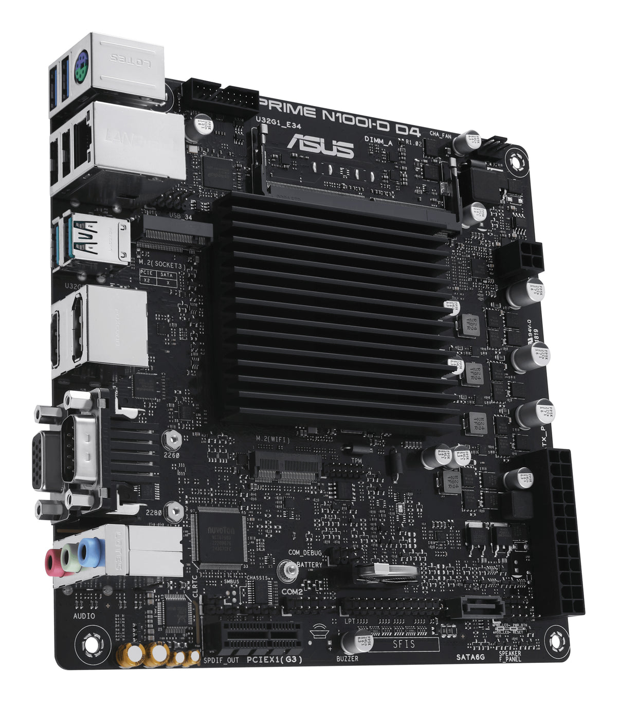 ASUS PRIME N100I-D D4 NA (integrated CPU) mini ITX