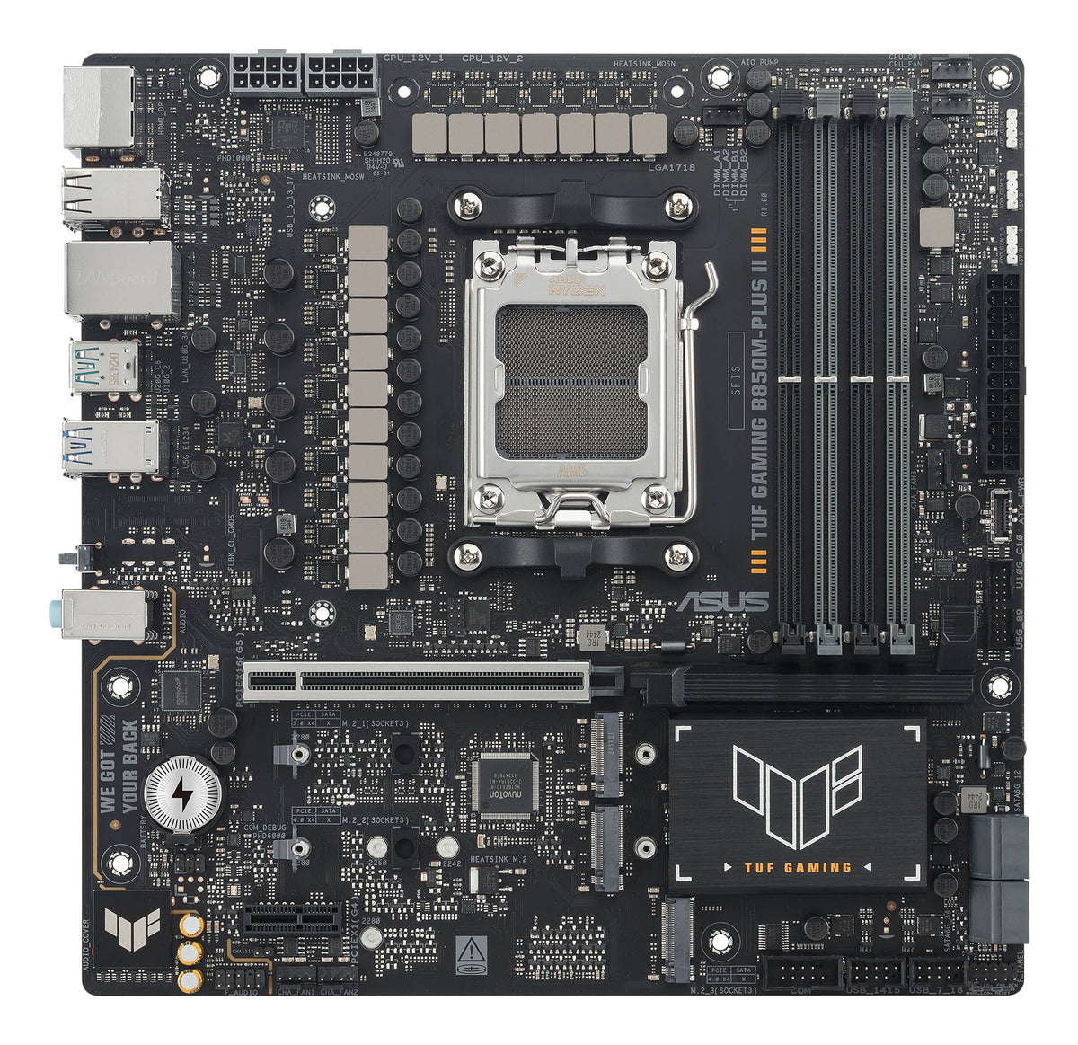 ASUS TUF GAMING B850M-PLUS II AMD B850 Sockel AM5 micro ATX
