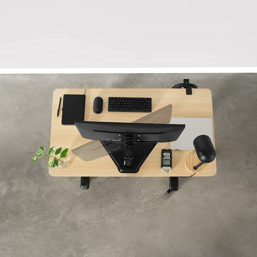 Techly ICA-LCD 2500 Flachbildschirm-Tischhalterung 68,6 cm (27") Tisch/Bank Schwarz