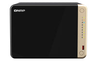QNAP TS-664 NAS Tower Intel® Celeron® N5095 8 GB DDR4 0 TB QNAP QTS Schwarz, Bronze