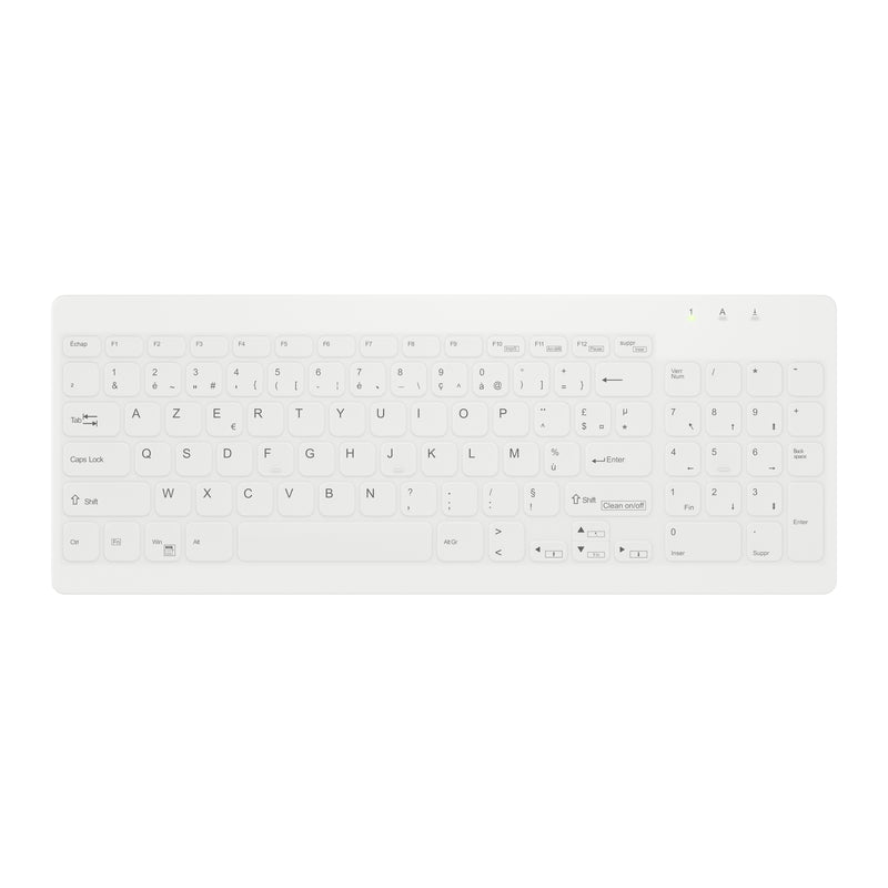 Contour Design Active Key AK-C7012 Tastatur Medizinisch USB Französisch Weiß