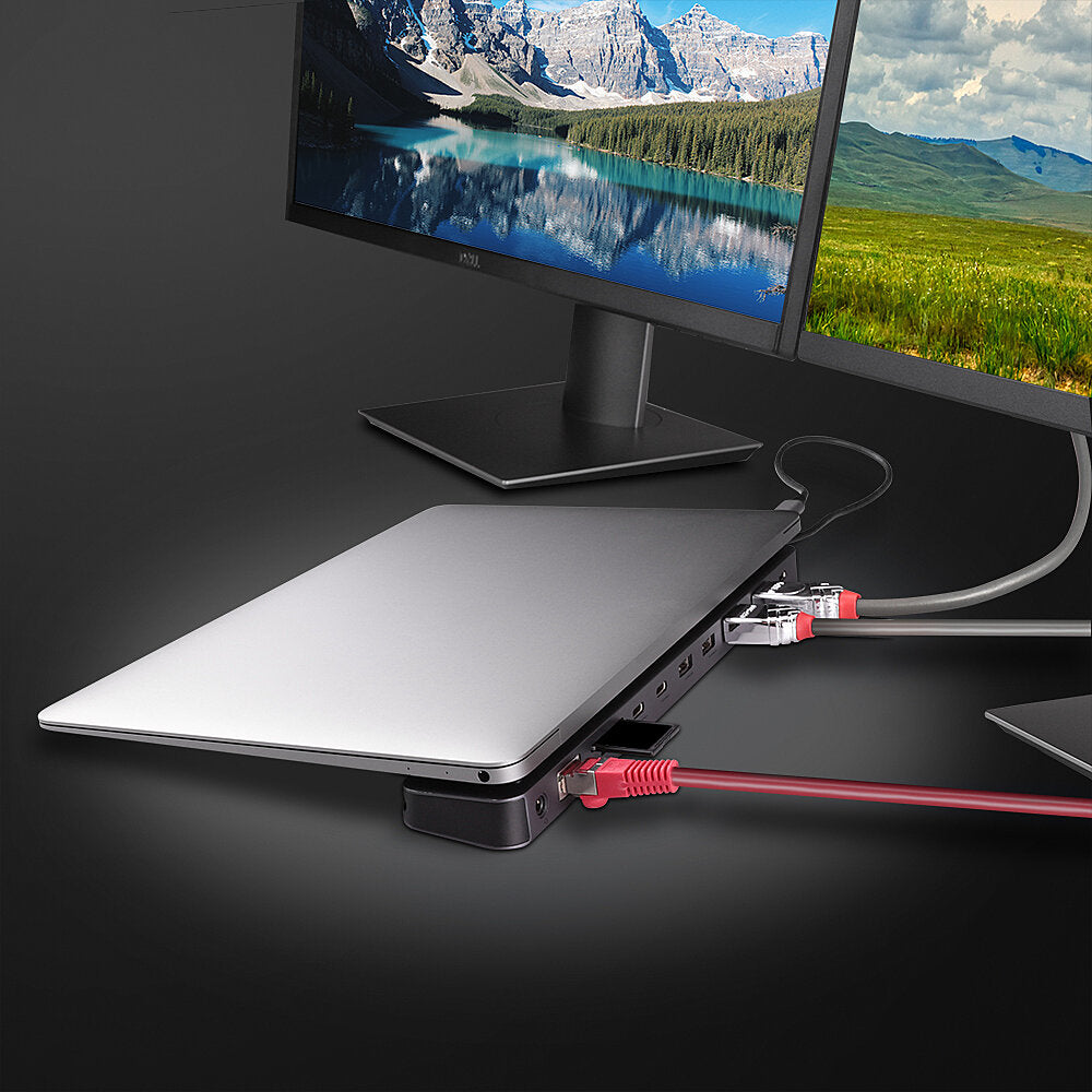 Lindy 43392 laptop-dockingstation & portreplikator Andocken USB 3.2 Gen 1 (3.1 Gen 1) Type-C Anthrazit