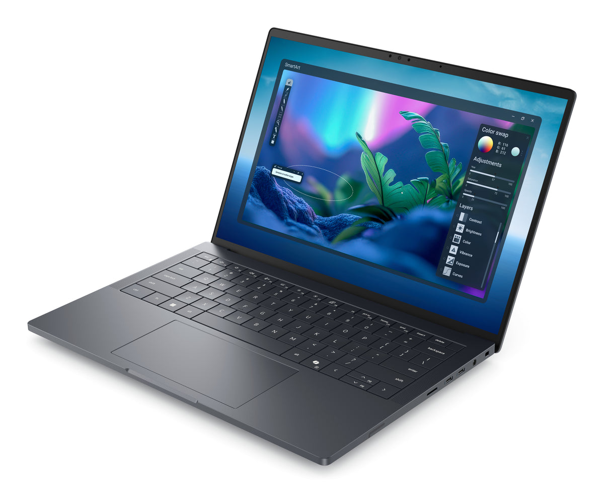 DELL Pro Max 14 Premium MA14250 Intel Core Ultra 7 265H Laptop 35,6 cm (14") Full HD+ 32 GB LPDDR5x-SDRAM 1 TB SSD NVIDIA RTX PRO 2000 Blackwell Wi-Fi 7 (802.11be) Windows 11 Pro Deutsch Grau