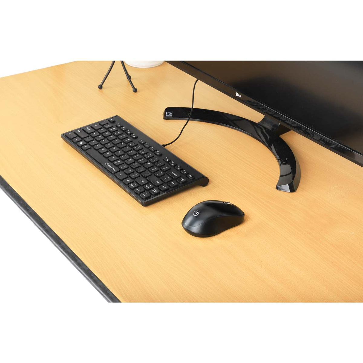 Manhattan 180702 Tastatur Büro USB QWERTY Schwarz