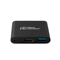 Microconnect MC-HUBAV1 laptop-dockingstation & portreplikator Andocken Weiß