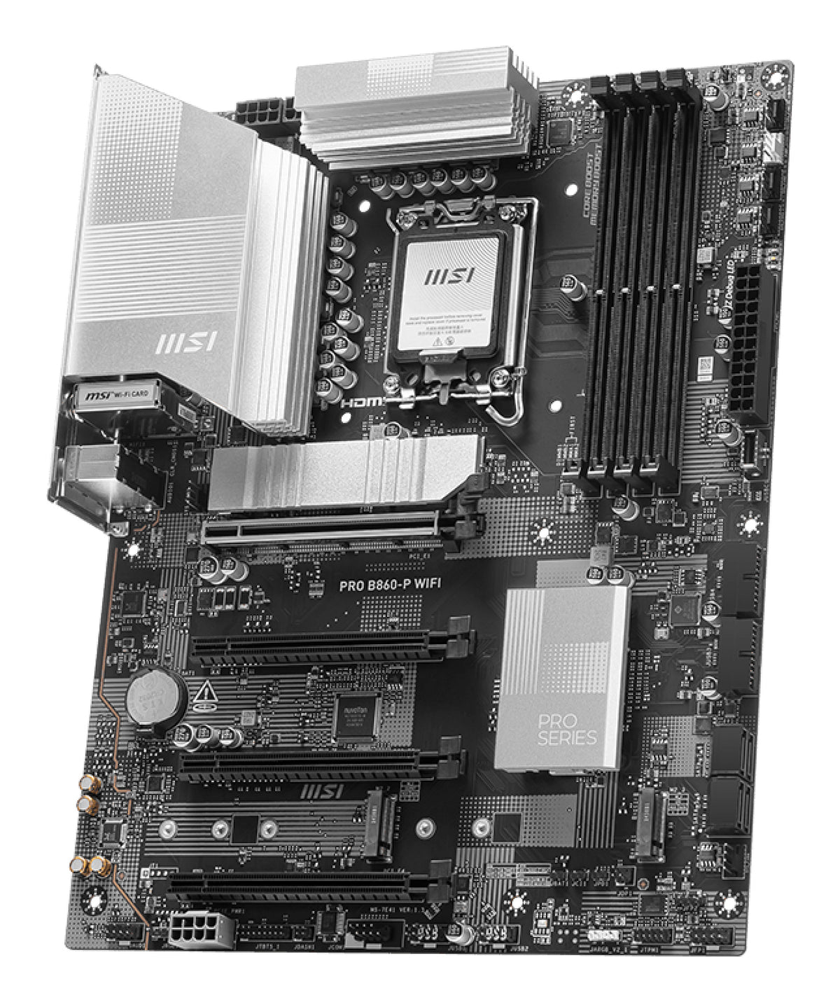 MSI PRO B860-P WIFI Motherboard Intel B860 LGA 1851 (Socket V1) ATX