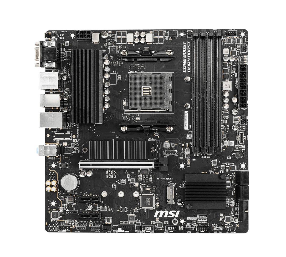 MSI B550M PRO-VDH Motherboard AMD B550 Sockel AM4 micro ATX