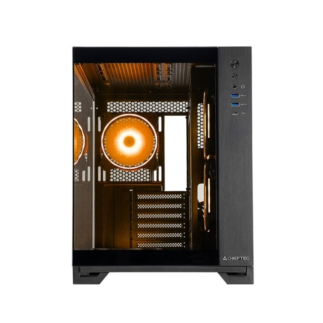 Chieftec Visio GM-30B-TG-OP schwarz Tempered Glass x 2 Cube