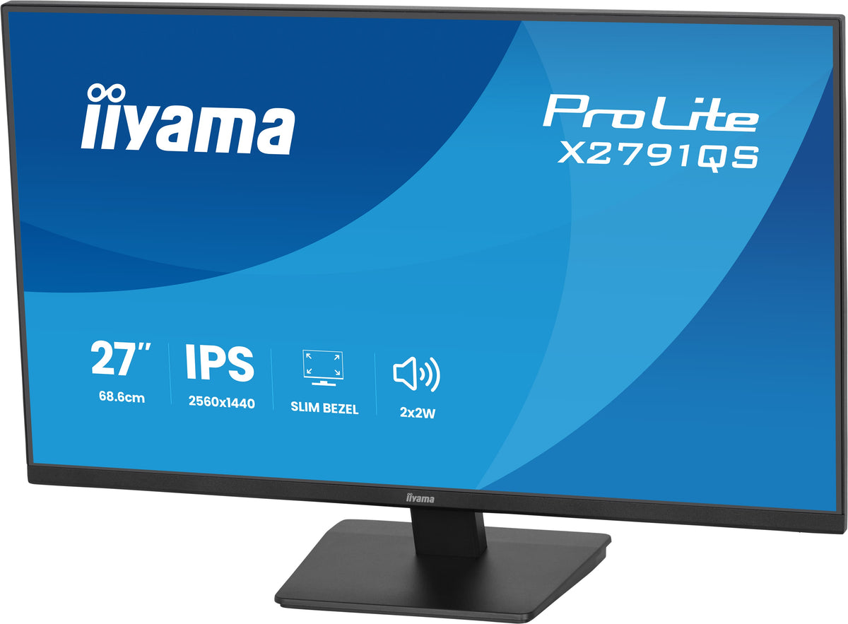 iiyama ProLite X2791QS-B1 Computerbildschirm 68,6 cm (27") 2560 x 1440 Pixel Quad HD LED Schwarz