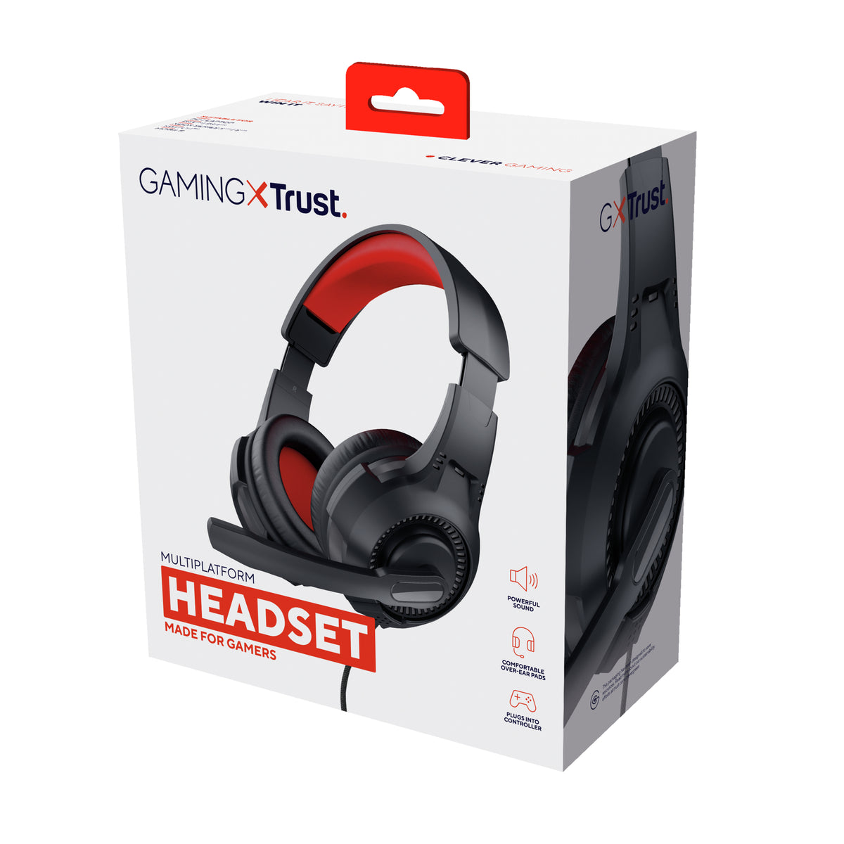 Trust 24785 Kopfhörer & Headset Kabelgebunden Kopfband Gaming Schwarz, Rot