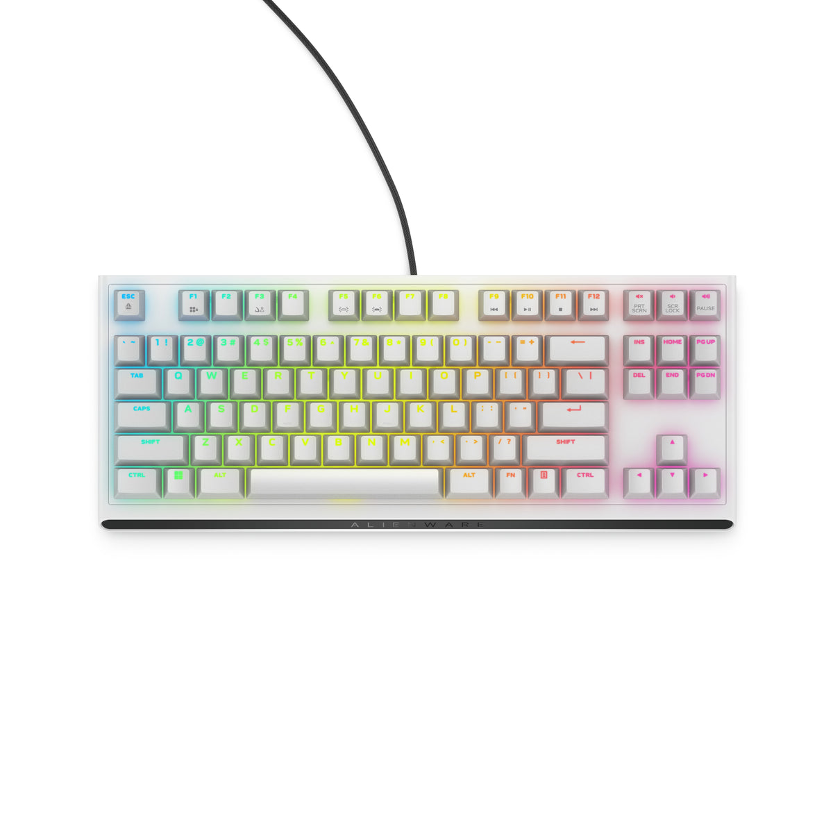 Alienware AW420K Tastatur Gaming USB QWERTY US International Weiß