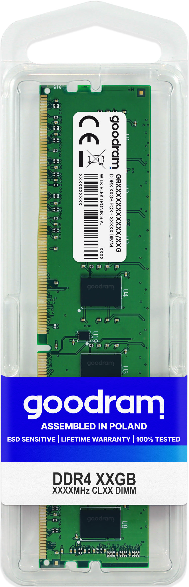 Goodram GR3200D464L22S/8G Speichermodul 8 GB 1 x 8 GB DDR4 288-pin DIMM