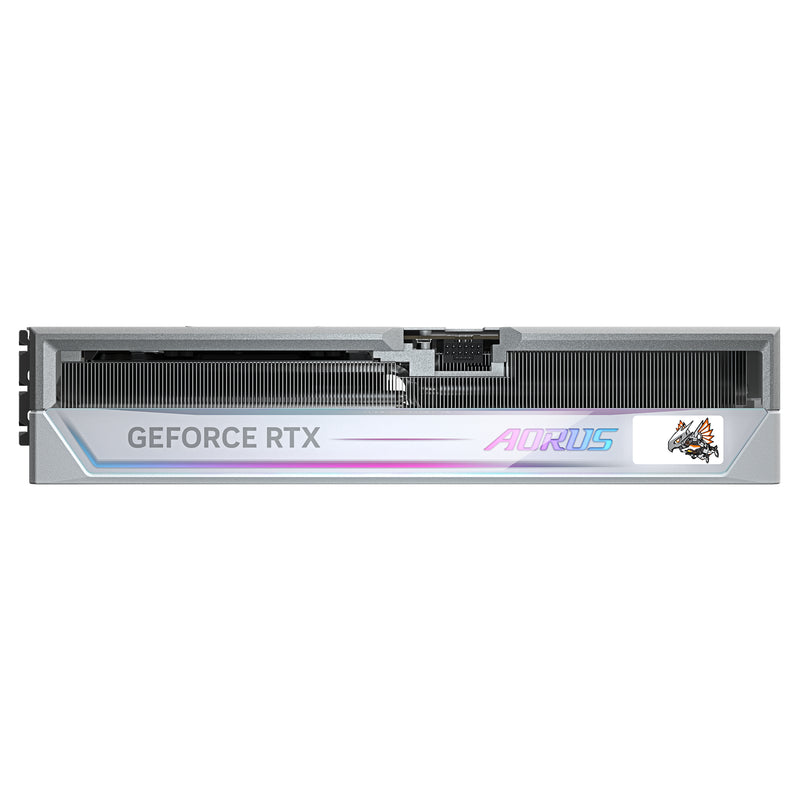 GIGABYTE AORUS GeForce RTX 5090 MASTER ICE 32G Grafikkarte - 32 GB GDDR7, 512 Bit, PCI-E 5.0, 2655MHz Kernfrequenz, 3 x DP 2.1a, 1 x HDMI 2.1b, NVIDIA DLSS 4, GV-N5090AORUSM ICE-32GD