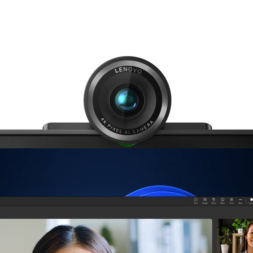 Lenovo 4K Pro Webcam Adjustable FOV90/78/65 Directional Microphone AutoFocus HDR AI Framing/Face