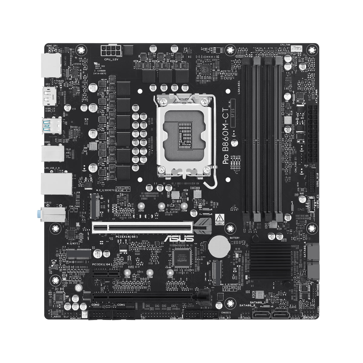 ASUS PRO B860M-CT-CSM Intel B860 LGA 1851 (Socket V1) micro ATX