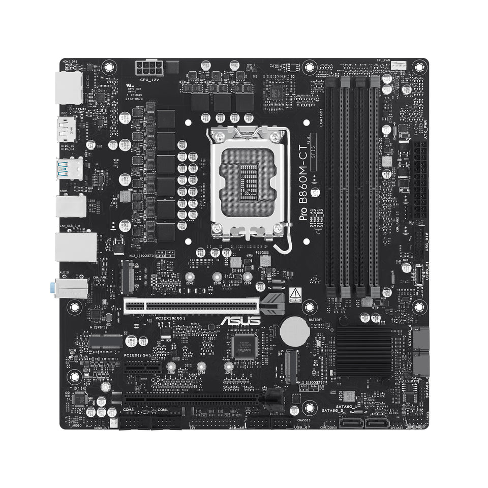 ASUS PRO B860M-CT-CSM Intel B860 LGA 1851 (Socket V1) Micro ATX