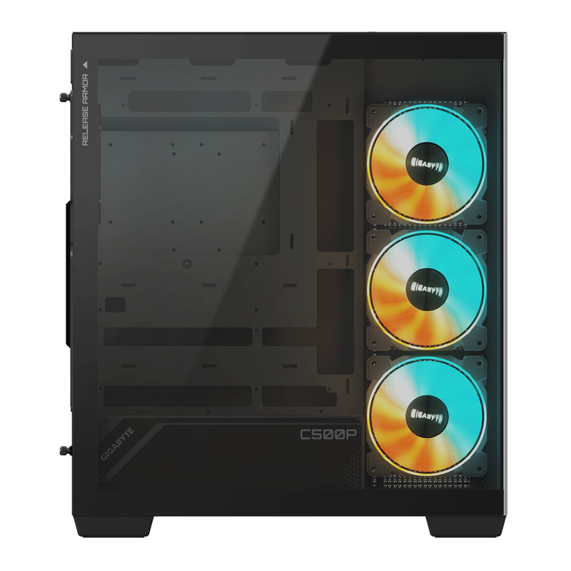GIGABYTE C500 PANORAMIC STEALTH Midi Tower Schwarz