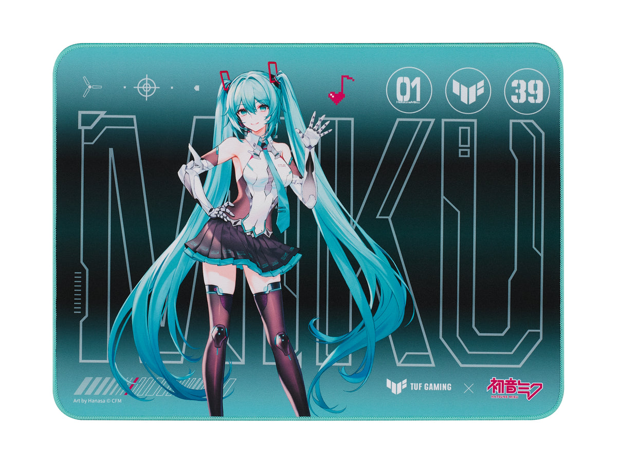 ASUS TUF Gaming P1 Hatsune Miku Edition Gaming-Mauspad Türkis