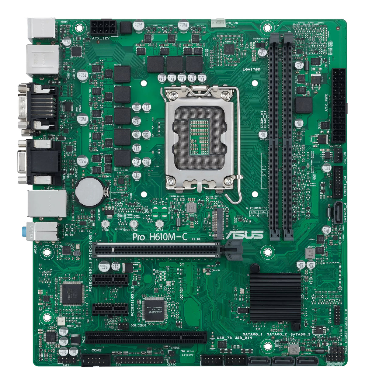 ASUS Pro H610M-C-CSM Intel H610 LGA 1700 micro ATX