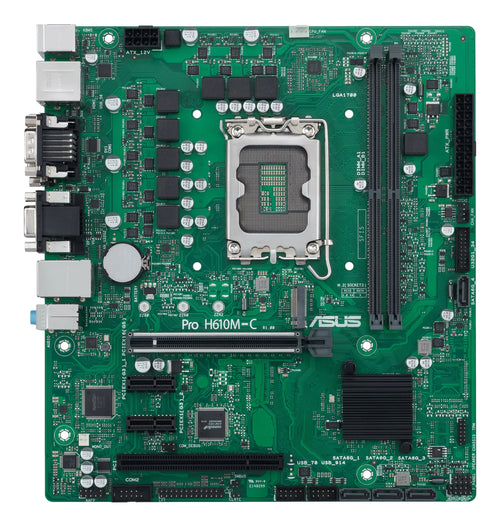 ASUS PRO H610M-C-CSM S1700/DDR5/DP-HDMI-DVI-VGA/PCI/24-7
