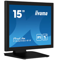 iiyama ProLite T1532MSC-B1S Computerbildschirm 38,1 cm (15") 1024 x 768 Pixel XGA LCD Touchscreen Schwarz