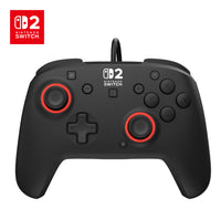 Turtle Beach Rematch Schwarz Kabelgebundener RGB-Gaming-Controller Offiziell lizenziert für Nintendo Switch 2