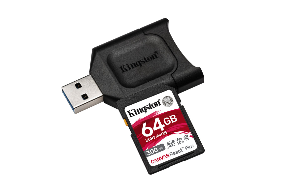 Kingston Technology Canvas React Plus 64 GB SD UHS-II Klasse 10