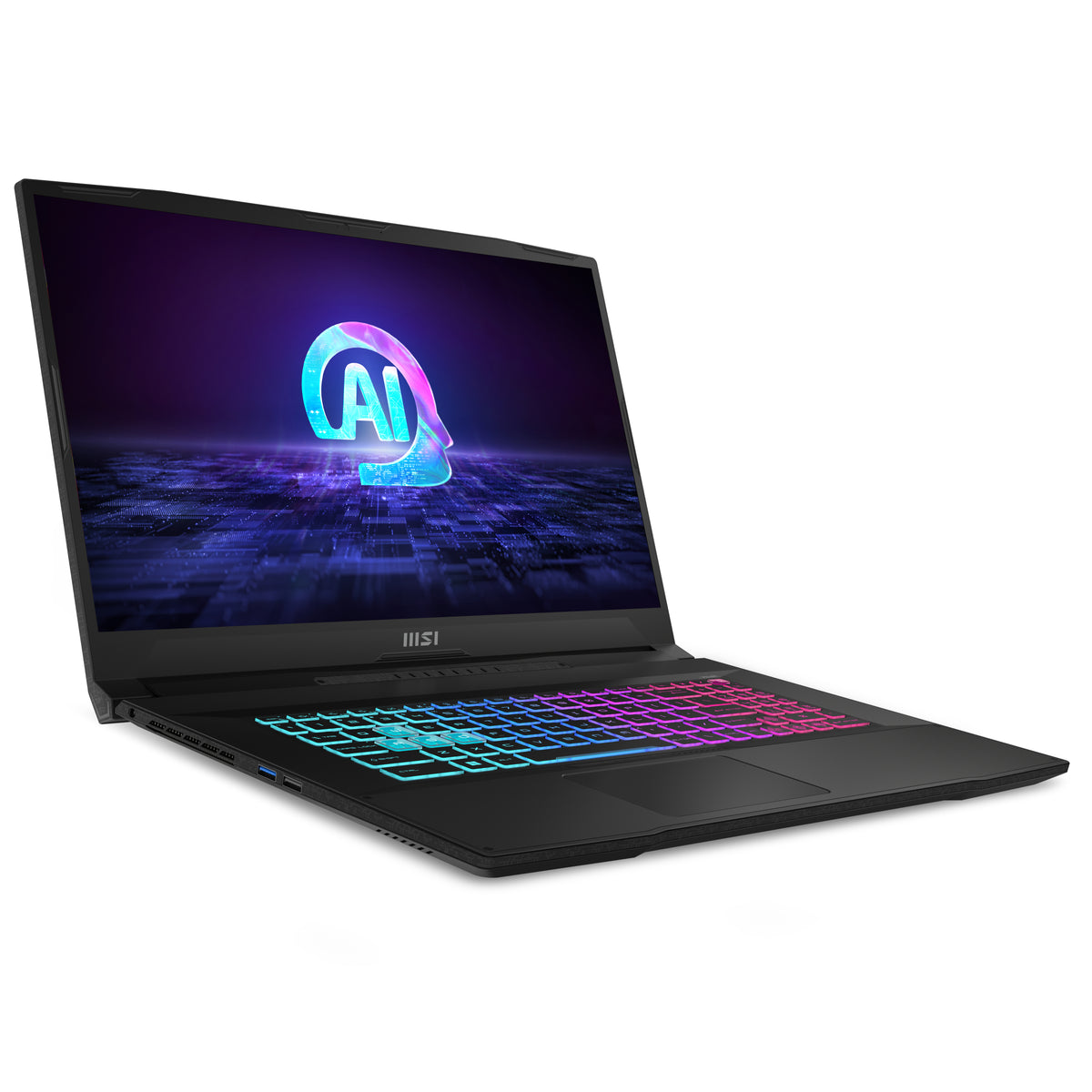 MSI Katana A17 AI B8VF-866 AMD Ryzen™ 7 8845HS Ordinateur portable 43,9 cm (17.3") Full HD 16 Go DDR5-SDRAM 1 To SSD NVIDIA GeForce RTX 4060 Wi-Fi 6E (802.11ax) Windows 11 Home Noir