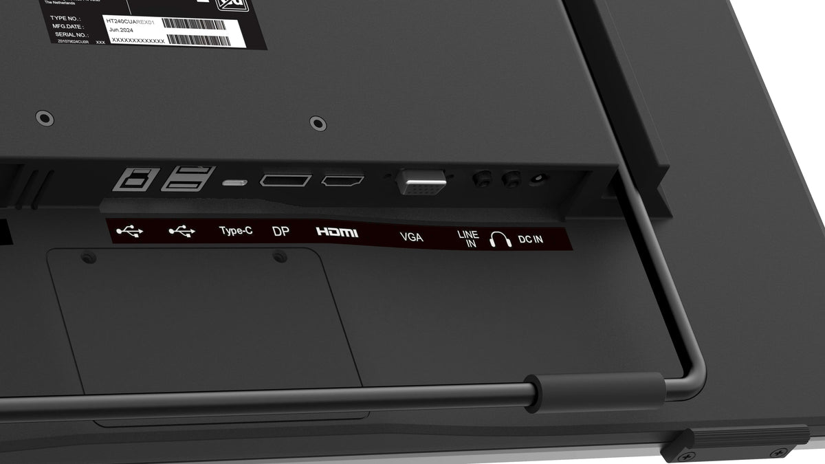 Hannspree HT240CUA Computerbildschirm 60,5 cm (23.8") 1920 x 1080 Pixel Full HD LED Touchscreen Schwarz
