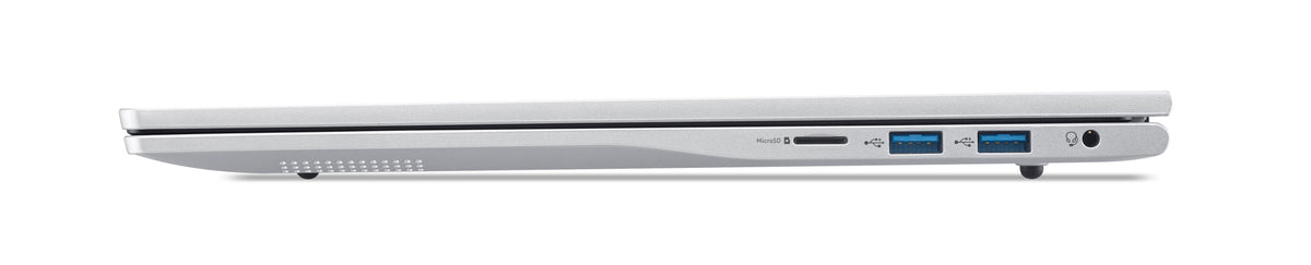 Acer Aspire Lite AL17-31P-33EP Intel Core 3 N355 Laptop 43,9 cm (17.3") HD+ 8 GB DDR5-SDRAM 512 GB SSD Wi-Fi 6 (802.11ax) Windows 11 Home Silber AZERTY Französisch