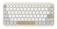 ASUS Marshmallow Keyboard KW100 Tastatur Haus Bluetooth QWERTZ Deutsch Beige, Grau, Weiß